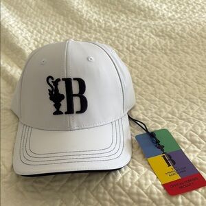37th America’s Cup White Baseball Cap with Navy Logo